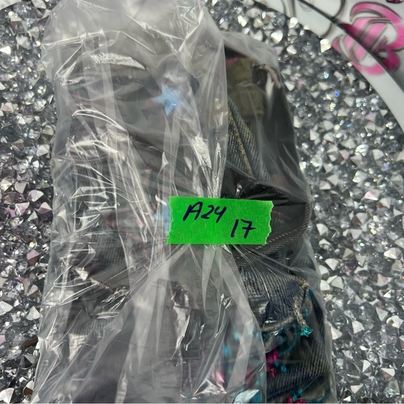 Kappies bag purse shorts mini western stars tassle Denim Mini Bag Strap cowgirl - Picture 7 of 7